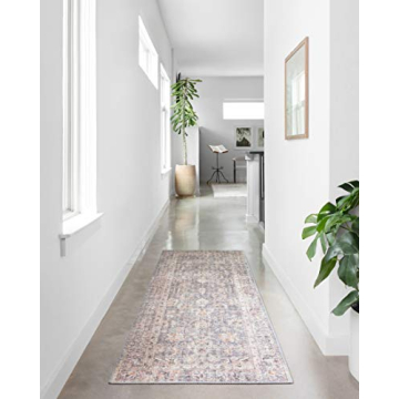 Stylish Loloi II Skye Grey/Apricot Area Rug - Durable & Chic