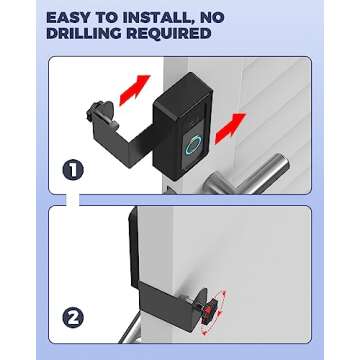 AntiTheft Video Doorbell Mount,Compatible with Ring Doorbell,Blink Video Doorbell(2020 Release)、4、3/3Plus /2/1,Ring Battery Doorbell Plus/Pro, No-Drill Ring Doorbell Holder Accessories