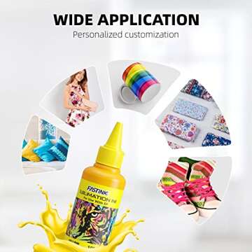 Premium FASTINK Sublimation Ink Refill Bottles 400ML