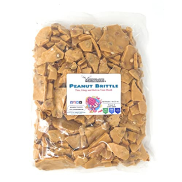 Yankee Traders Brand Home Style Peanut Brittle Candy, 2 Pound