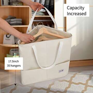 Carpenter Woods Versatile Clothes Hanger Organizer - Stylish Space Saver