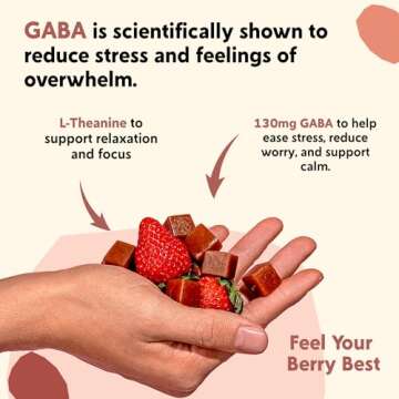 PYM Berry Mood Chews for Stress & Mood Support 60 Count