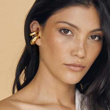 Gold and Silver Non Piercing Ear Cuffs for Stylish Women