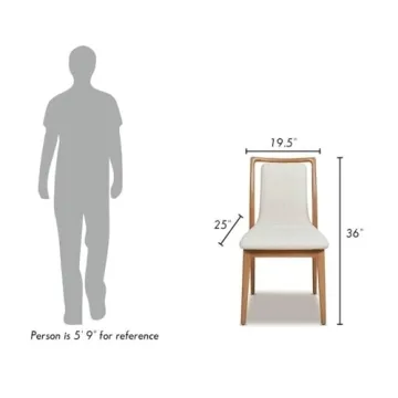 Jennifer Taylor Home Scandi Dining Chairs Set of 2