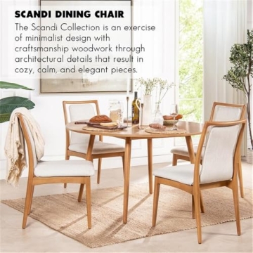 Jennifer Taylor Home Scandi Dining Chairs Set of 2