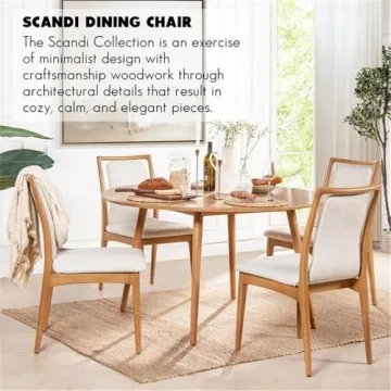 Jennifer Taylor Home Scandi Dining Chairs Set of 2