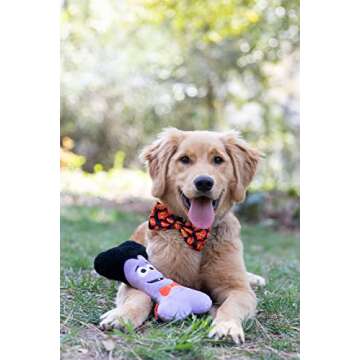 Huxley & Kent Bow Tie for Pets | Plaid-O-Lantern (Extra-Large) | Halloween Bow Tie Collar Attachment | Fun Bow Ties for Dogs & Cats | Cute, Comfortable, and Durable | H&K Bow Tie