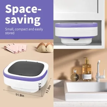 Mini Portable Washing Machine & Spin Dryer for Small Spaces