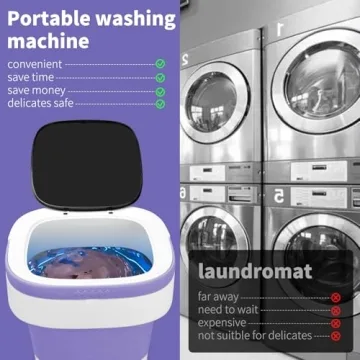 Mini Portable Washing Machine & Spin Dryer for Small Spaces