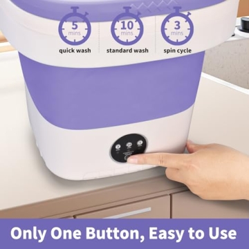Mini Portable Washing Machine & Spin Dryer for Small Spaces