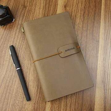 ai-natebok Travel Journal Notebook - Refillable & Stylish