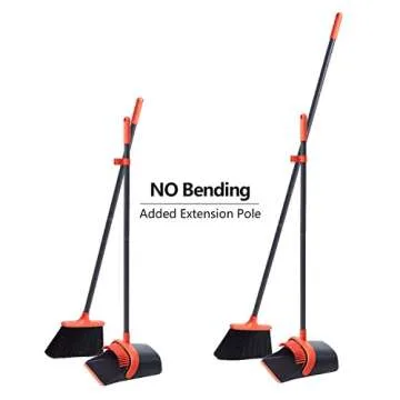 Broom and Dustpan Set for Efficient Home Cleanup
