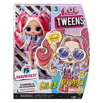 L.O.L. Surprise! Tweens Doll Chloe Pepper with 15 Surprises