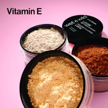 wet n wild Photo Focus Loose Baking Setting Powder, Highlighter Makeup, Fair to Medium & Tan Skin Tones, Translucent