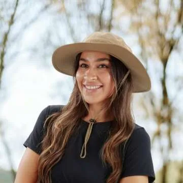 Home Prefer UPF50+ Mens Sun Hat Wide Brim Sun Protection Hat for Men Women Summer Hat Light Weight B...