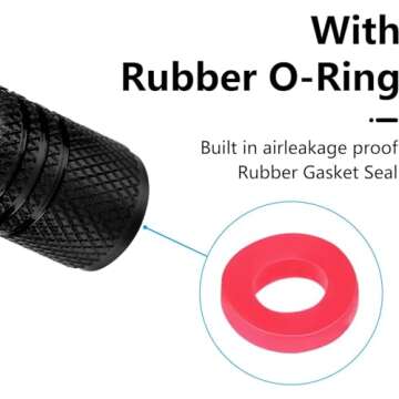 Tire Valve Stem Cap Cover Fit for Subaru Ascent BRZ Crosstrek Forester Impreza Legacy Outback WRX ST...