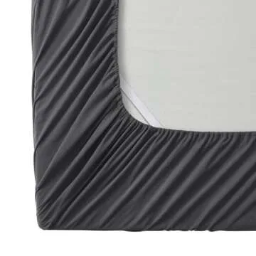 Flannel Sheets Warm and Cozy Deep Pocket Breathable All Season Bedding Set with Fitted, Flat and Pillowcases, Queen, Gray