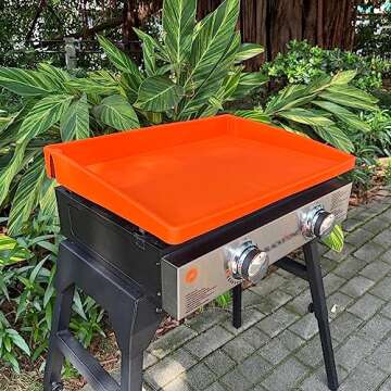 Upgraded Silicone Griddle Cover Mat Full-Edge for Grill 22" Blackstone, Griddle Top Edges,Heavy Duty Food Grade Blackstone Accessories Reusable&Durable,Protect Grill from Rust,Insects & Leaves