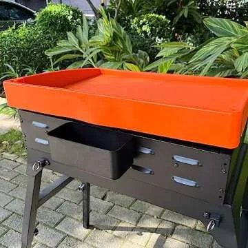 Upgraded Silicone Griddle Cover Mat Full-Edge for Grill 22" Blackstone, Griddle Top Edges,Heavy Duty Food Grade Blackstone Accessories Reusable&Durable,Protect Grill from Rust,Insects & Leaves