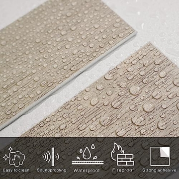 COLAMO Luxury Peel and Stick Wood Tiles for Home Decor