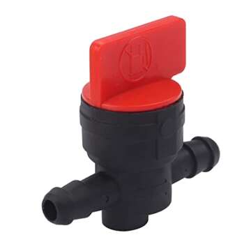 Hipa 5 Pack 494768 698183 Fuel Shut Off Valve with clamp Fit for 493960 AM36141 AM107340 Toro 54-3150 1-603770 Lawn Mower Snow Blower Tractor (Pack of 5)
