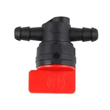 Hipa 5 Pack 494768 698183 Fuel Shut Off Valve with clamp Fit for 493960 AM36141 AM107340 Toro 54-3150 1-603770 Lawn Mower Snow Blower Tractor (Pack of 5)
