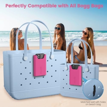 OUTXE Silicone Phone Holder for Bogg Bags - Haute Pink