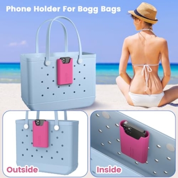 OUTXE Silicone Phone Holder for Bogg Bags - Haute Pink