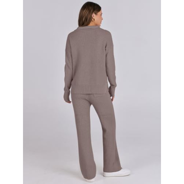 ANRABESS Women's Cozy Two-Piece Lounge Set for All Occasions