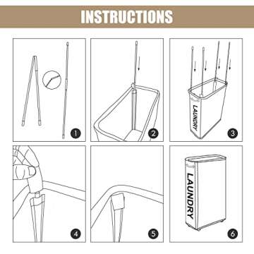 DOKEHOM 29-Inches Enlarged Slim Laundry Basket with Removable Wash Bag on Wheels, Collapsible Rolling Laundry Hamper, Foldable Narrow Corner Clothes Storage Bins (Dark Grey)