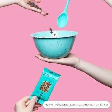 TRUBAR Vegan Protein Bar, Oh Oh Cookie Dough, Gluten Free, Plant Based, High Fiber, Dairy Free, Low Fat, Non GMO, No Sugar Alcohols, 12G Lean Protein, 13G Fiber, Healthy Snack Bars, 12 CT