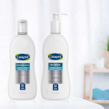 CETAPHIL RESTORADERM Soothing Moisturizer, For Eczema Prone Skin, 10 fl oz, For Dry, Itchy, Irritated Skin, 24Hr Hydration, No Added Fragrance