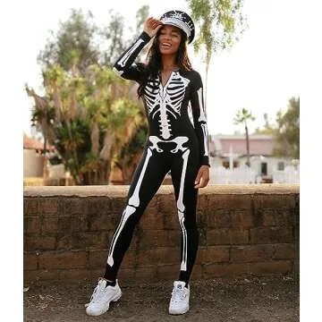 Tipsy Elves Skeleton Bodysuit - Sexy Halloween Costume