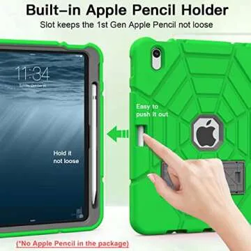 Grifobes iPad 10th Gen Kickstand Case with Pencil Holder