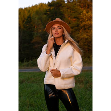 PRETTYGARDEN Women Sherpa Jacket Stylish and Cozy