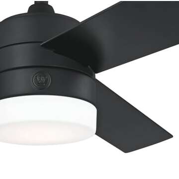 Westinghouse 7205900 Alta Vista, Modern LED Ceiling Fan with Light and Remote Control, 52 Inch, Matt...