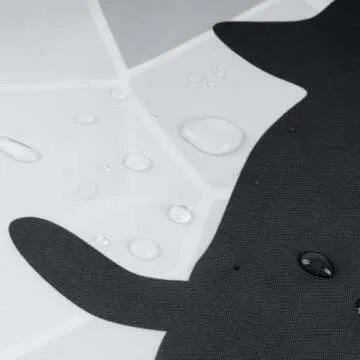 Sunlit Design Black Cat Silhouette Shower Curtain