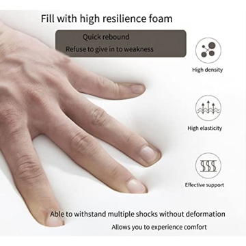 Chic Modern Storage Ottoman for Home and Vanity Space