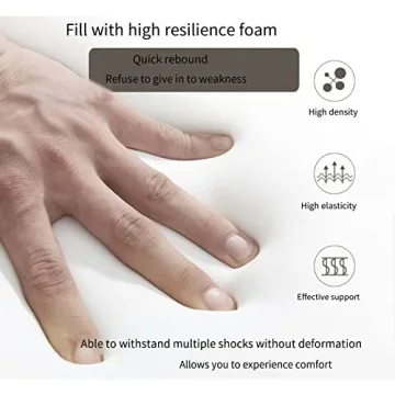 Chic Modern Storage Ottoman for Home and Vanity Space