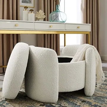 Chic Modern Storage Ottoman for Home and Vanity Space