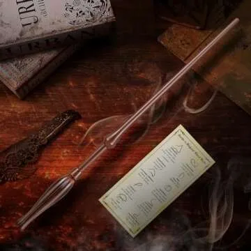 EZVYAO Wizard Wand Magic Witch Sorcerer Wands for Kids Cosplay Party Costume Accessories, Tulip