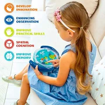 3D Maze Puzzle Toy Brain Teaser Gravity Ball Game