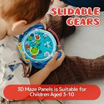 3D Maze Puzzle Toy Brain Teaser Gravity Ball Game