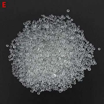 Glass Beads Balls,120g High Temperature Glass Ball Nail Box Silica Sand Beads Manicure Nail Art Quartzite Beads Cleaning Tools