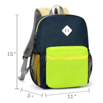 STEAMEDBUN Kids Backpack for Boys,Kindergarten Backpack for Toddler Boys Age 3-6