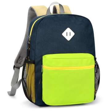 STEAMEDBUN Kids Backpack for Boys,Kindergarten Backpack for Toddler Boys Age 3-6