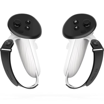 AMVR Controller Grips Compatible with Meta/Oculus Quest 3S/Quest 3, Silicone Accessories Non-Slip Ha...