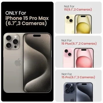 FireNova iPhone 15 Pro Max Silicone Case with Screen Protectors