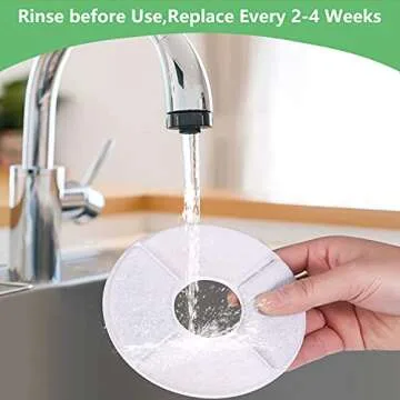 ITidyHome 16 Pack Cat Water Fountain Filters of Pet Fountain Replacement Filter,for most 81oz/2.4L Automatic Pet Cat Dog Water Fountain Dispenser