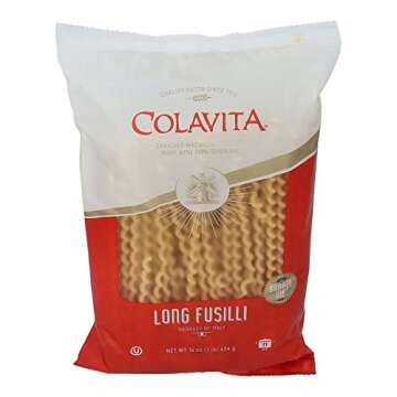 Colavita Pasta FUSILLI Colavita BUCO Pasta 1 Pound - Pack of 12